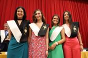 Acto de Clausura: colegialas becadas