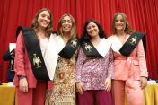 Acto de Clausura: colegialas becadas